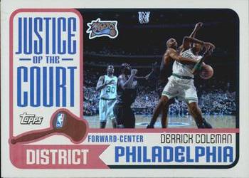 2003-04 Topps - Justice of the Court #JC-18 Derrick Coleman Front