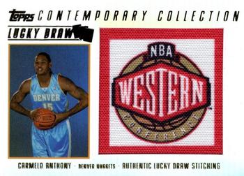 2003-04 Topps Contemporary Collection - Lucky Draw #LD1 Carmelo Anthony Front