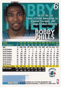 1999-00 Hoops #6 Bobby Phills Back