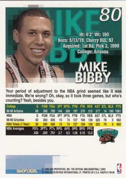 1999-00 Hoops #80 Mike Bibby Back