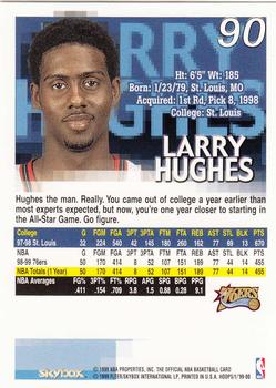 1999-00 Hoops #90 Larry Hughes Back