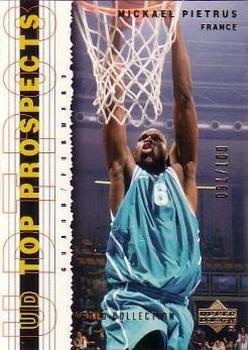 2003 UD Top Prospects - Gold Collection #18 Mickael Pietrus Front