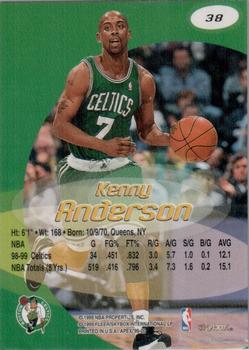 1999-00 SkyBox Apex #38 Kenny Anderson Back