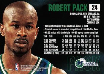 1999-00 SkyBox Dominion #24 Robert Pack Back
