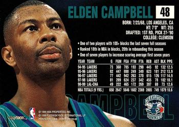 1999-00 SkyBox Dominion #48 Elden Campbell Back