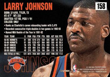 1999-00 SkyBox Dominion #158 Larry Johnson Back