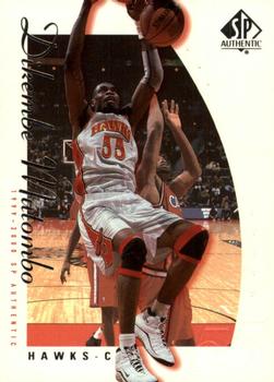 1999-00 SP Authentic #1 Dikembe Mutombo Front