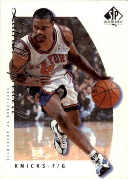 1999-00 SP Authentic #55 Latrell Sprewell Front