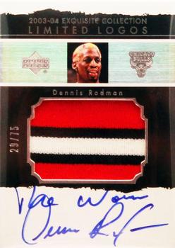 2003-04 Upper Deck Exquisite Collection - Limited Logos #LL-DR Dennis Rodman Front
