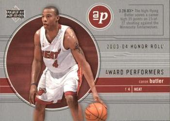 2003-04 Upper Deck Honor Roll - Award Performers #AP12 Caron Butler Front