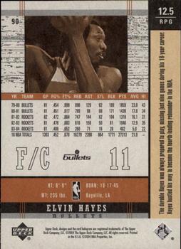 2003-04 Upper Deck Legends - Throwback #90 Elvin Hayes Back