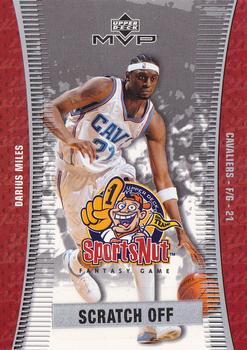 2003-04 Upper Deck MVP - Sportsnut Fantasy #SN11 Darius Miles Front