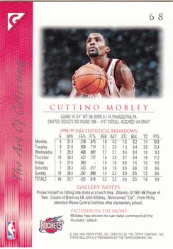 1999-00 Topps Gallery #68 Cuttino Mobley Back