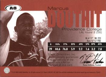 2004 SAGE - Autographs #A8 Marcus Douthit Back
