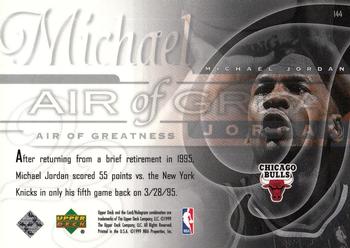 1999-00 Upper Deck #144 Michael Jordan Back