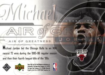 1999-00 Upper Deck #145 Michael Jordan Back