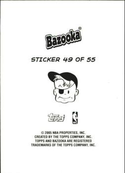 2004-05 Bazooka - 4-on-1 Stickers #49 Voshon Lenard / Doug Christie / Darrell Armstrong / T.J. Ford Back