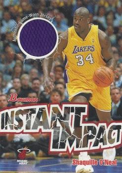 2004-05 Bowman - Instant Impact Relics #II-SO Shaquille O'Neal Front