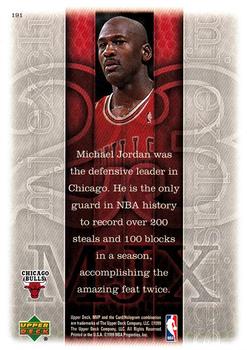 1999-00 Upper Deck MVP #191 Michael Jordan Back