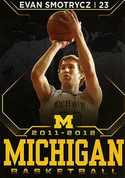 2011-12 Michigan Men's Basketball #NNO Evan Smotrycz Front
