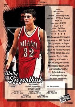 2000 Press Pass #37 Wally Szczerbiak Back