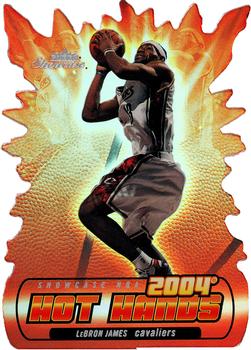 2004-05 Fleer Showcase - Hot Hands #3 HH LeBron James Front