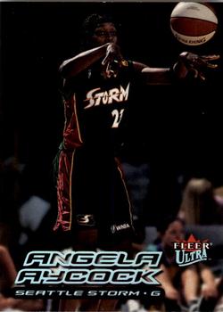 2000 Ultra WNBA #108 Angela Aycock Front