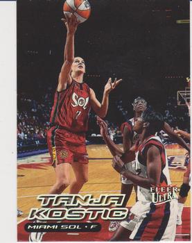 2000 Ultra WNBA #77 Tanja Kostic Front