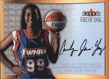 2000 Ultra WNBA - Fresh Ink #NNO Carolyn Jones-Young Front