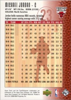 1999-00 Upper Deck Legends #1 Michael Jordan Back