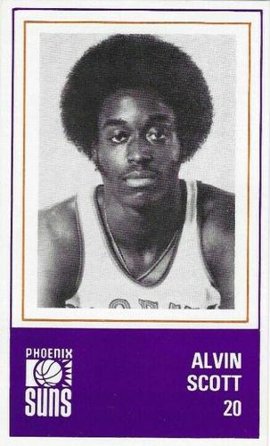 1977-78 Phoenix Suns Team Issue Postcards #NNO Alvin Scott Front