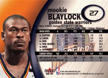2000-01 E-X #27 Mookie Blaylock Back