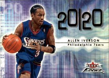 2000-01 Fleer Focus #218 Allen Iverson Front