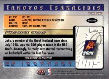 2000-01 Fleer Futures #202 Iakovos Tsakalidis Back