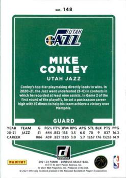 2021-22 Donruss #148 Mike Conley Back