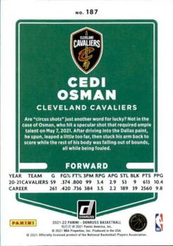 2021-22 Donruss #187 Cedi Osman Back