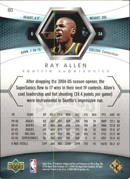 2004-05 SP Authentic - Limited #80 Ray Allen Back