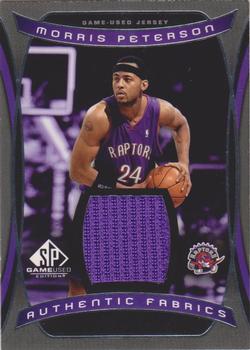 2004-05 SP Game Used - Authentic Fabrics #AF-MO Morris Peterson Front