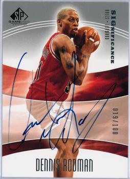 2004-05 SP Game Used - SIGnificance #SIG-RO Dennis Rodman Front
