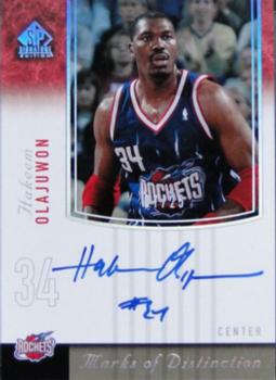 2004-05 SP Signature Edition - Marks of Distinction #MD-HO Hakeem Olajuwon Front