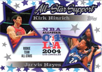 2004-05 Topps - All-Star Support #AS-HH Kirk Hinrich / Jarvis Hayes Front