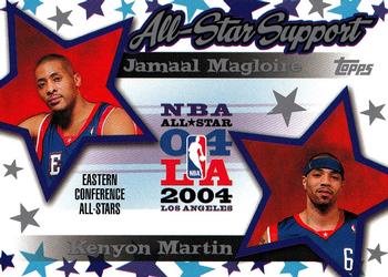 2004-05 Topps - All-Star Support #AS-MM Jamaal Magloire / Kenyon Martin Front