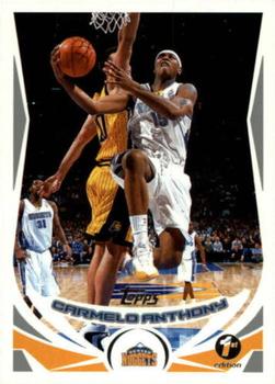 2004-05 Topps 1st Edition #15 Carmelo Anthony Front