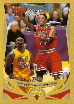 2004-05 Topps - Gold #27 Scottie Pippen Front