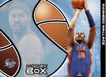 2004-05 Topps Luxury Box - Tier Reserved #13 Rasheed Wallace Front