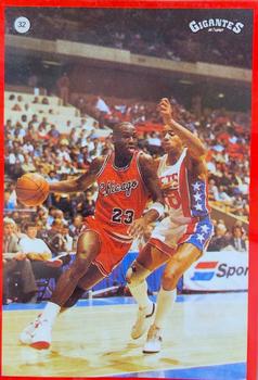 1987-88 Gigantes de la NBA Stickers (Spain) #32 Michael Jordan Front