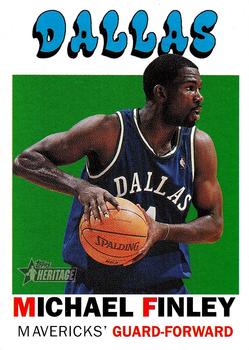 2000-01 Topps Heritage #5 Michael Finley Front