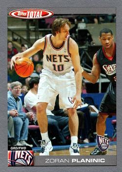 2004-05 Topps Total - Silver #199 Zoran Planinic Front