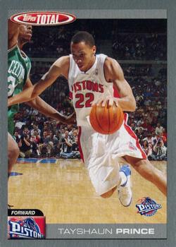 2004-05 Topps Total - Silver #242 Tayshaun Prince Front