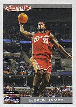 2004-05 Topps Total - Team Checklists #TTC5 LeBron James Front